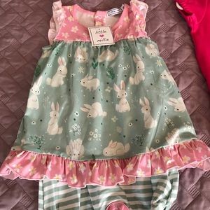 Easter bunny romper